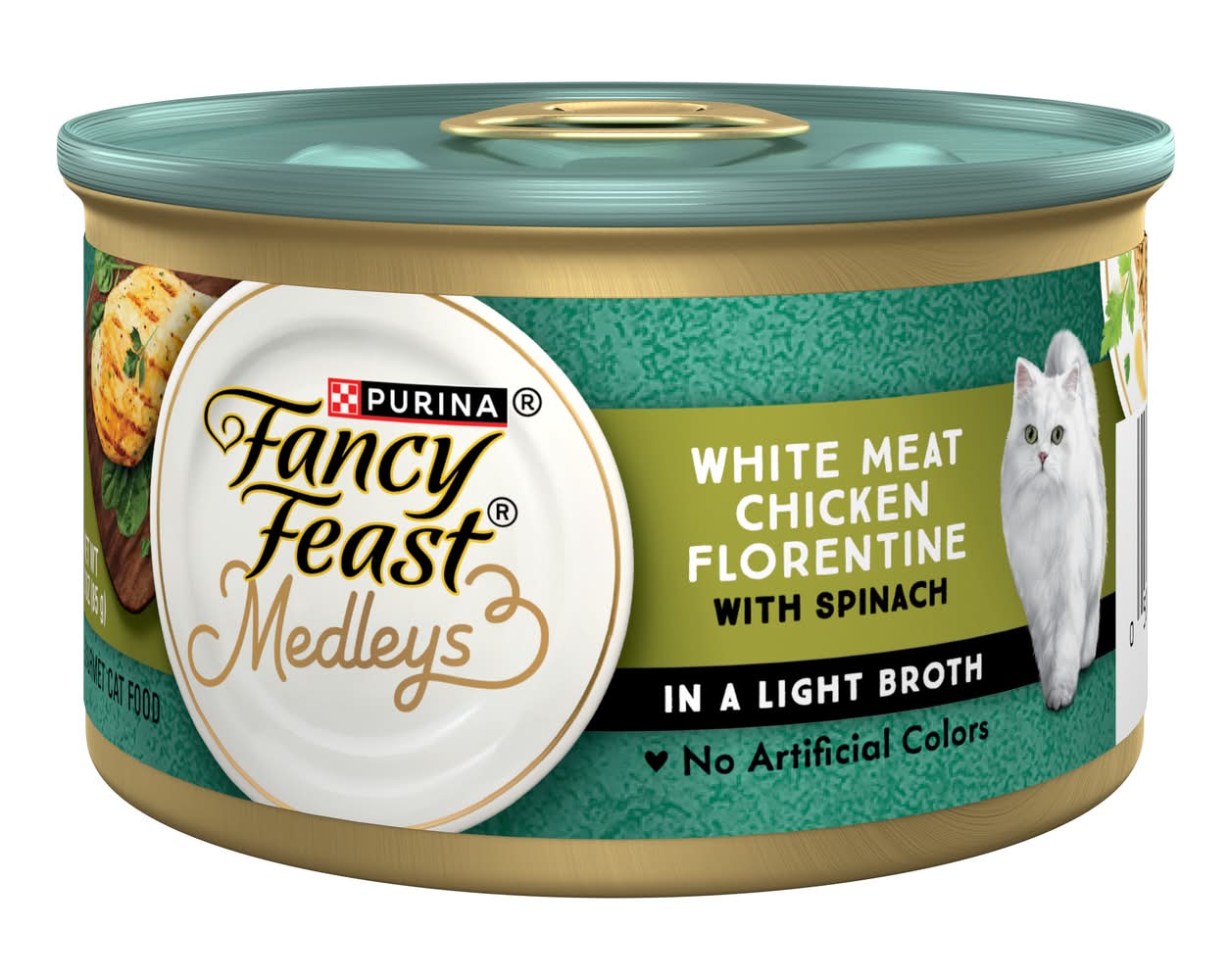 Purina Fancy Feast White Meat Chicken Florentine Cat Food With Garden Greens (3 oz)
