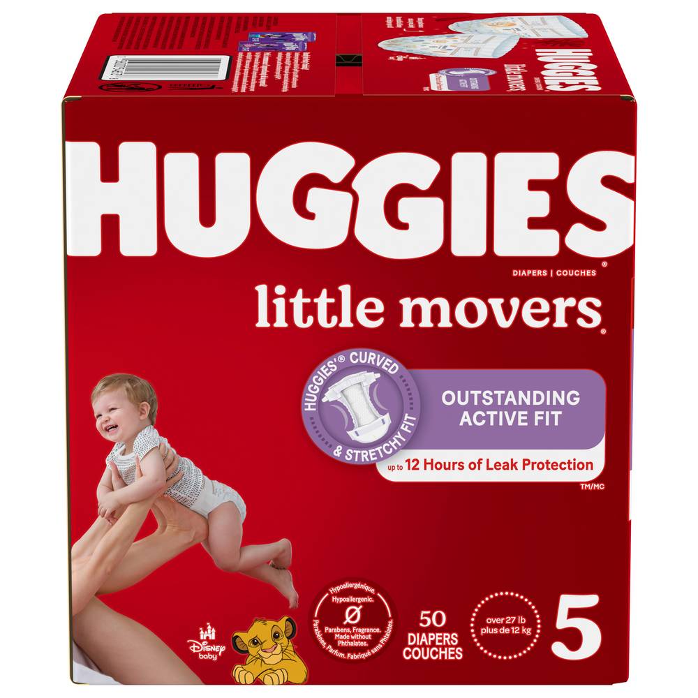 Huggies Little Movers 5 Disney Baby Diapers (50 ct)