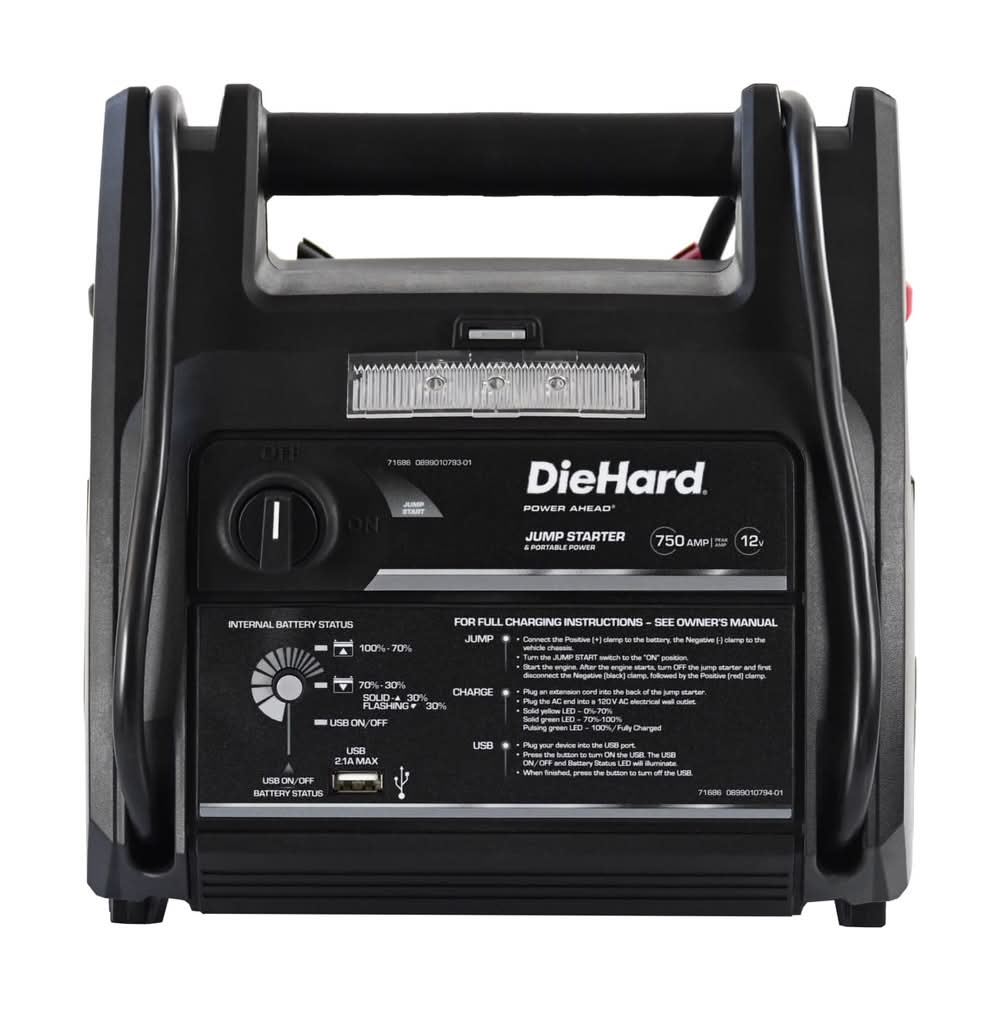 Diehard Automatic 12 V 750 Amps Battery Jump Starter