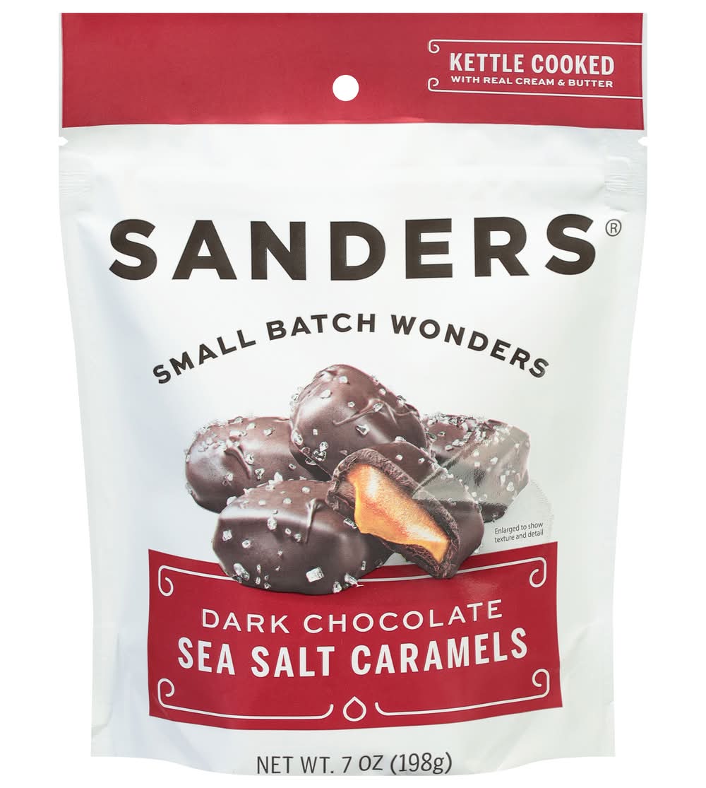 Sanders Sea Salt Caramels Dark Chocolate (7 oz)