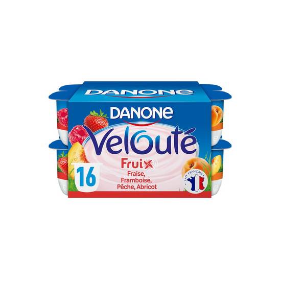 Yaourt aux fruits brassé Velouté 16x125g