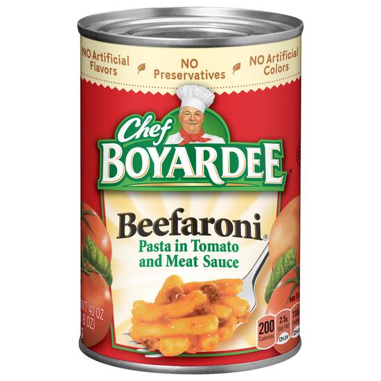 Chef Boyardee Beefaroni Pasta in Tomato & Meat Sauce