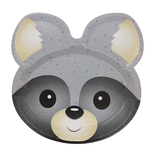 9" Raccoon Paper Plates, 12Ct. By Celebrate It