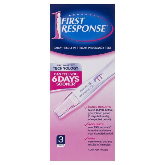 First Response Pregnancy Test Instream Test (3 Pack)