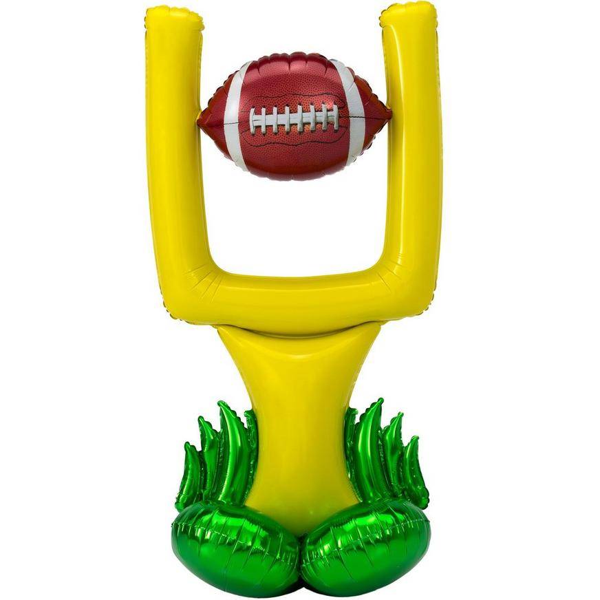 Uninflated AirLoonz Football Goal Post Balloon, 34in x 51in