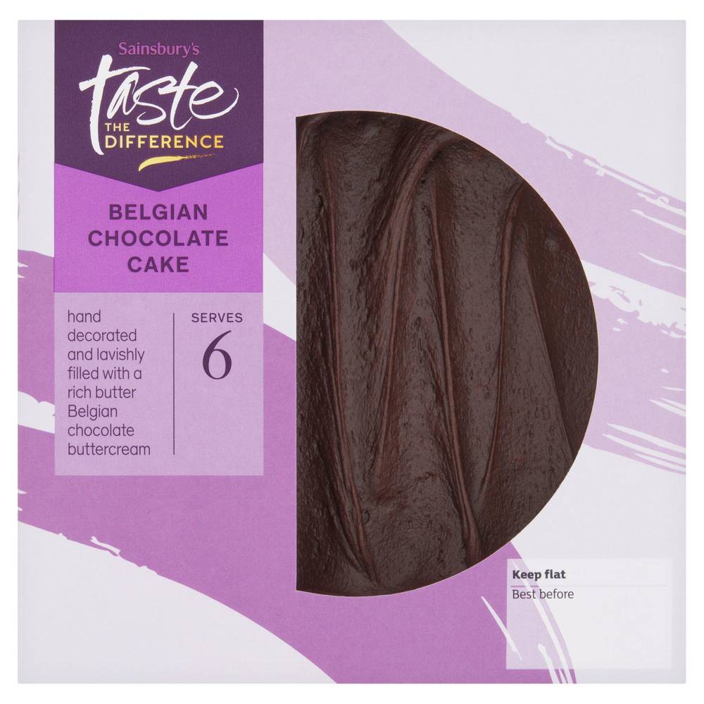 Sainsbury's Chocolate Cake,  Taste The Difference 395g (Serves 6)