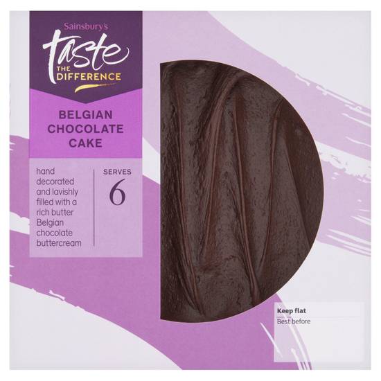 Sainsbury's Chocolate Cake,  Taste The Difference 395g (Serves 6)