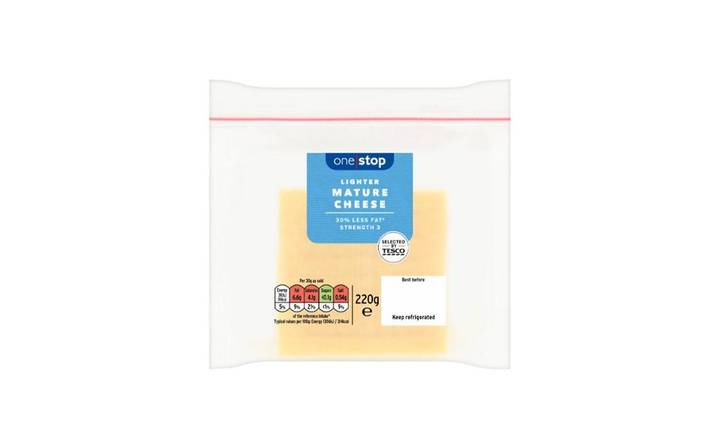 One Stop Lighter Mature Cheese 220g (398391)