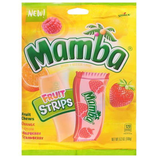 Mamba Fruit Strips Assorted Fruit Chews