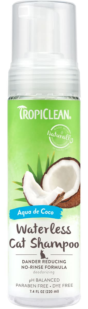 Tropiclean · Shampoo en seco, agua de coco (220 ml)