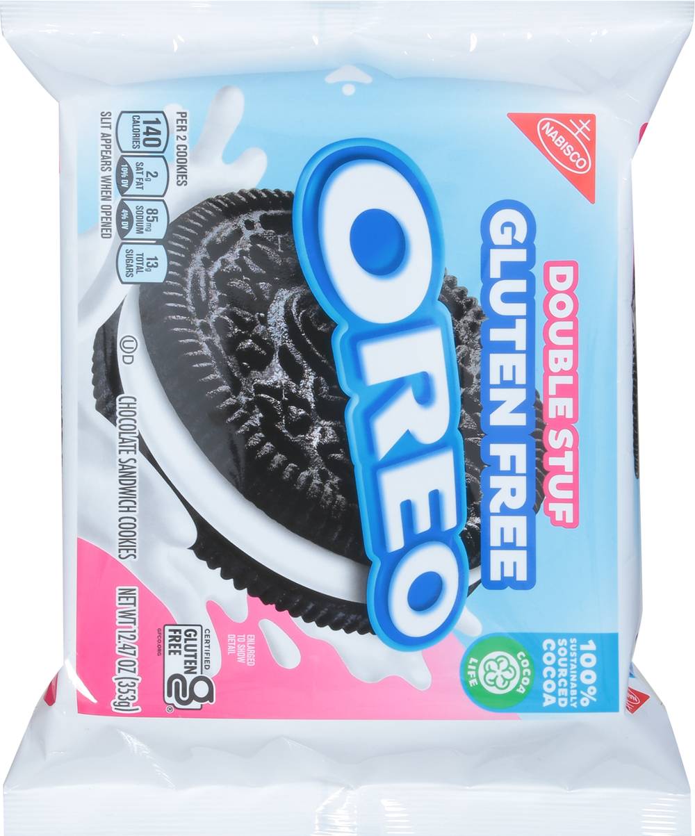 Nabisco Double Stuff Gluten Free Oreo Sandwich Cookies (chocolate)