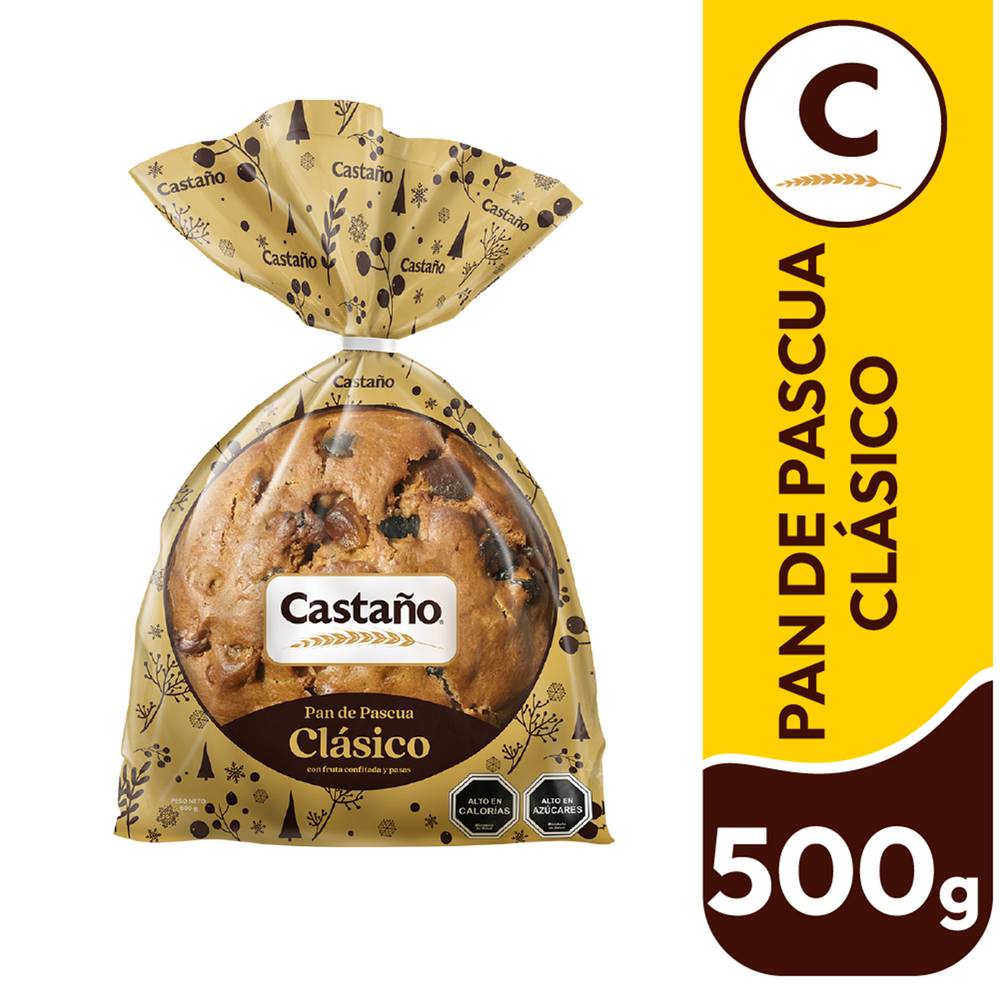 Castaño · Pan de pascua clásico (500 g)