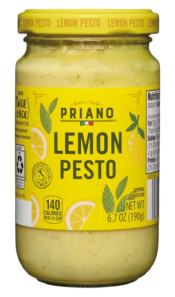 Priano Lemon Pesto, 6.7 oz