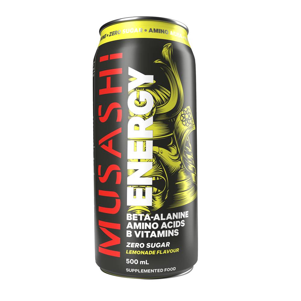 Musashi Energy Drink, Lemonade (500mL)