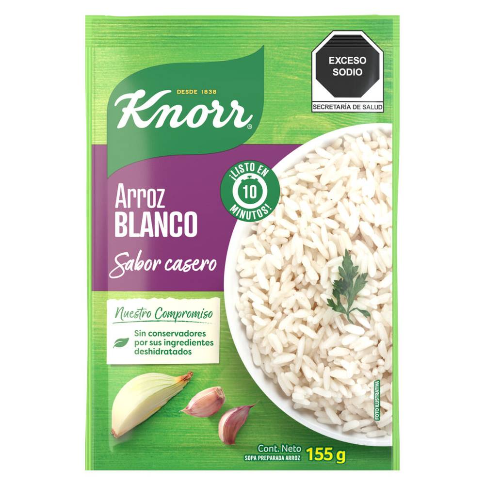 Knorr arroz instantáneo blanco (sobre 155 g)