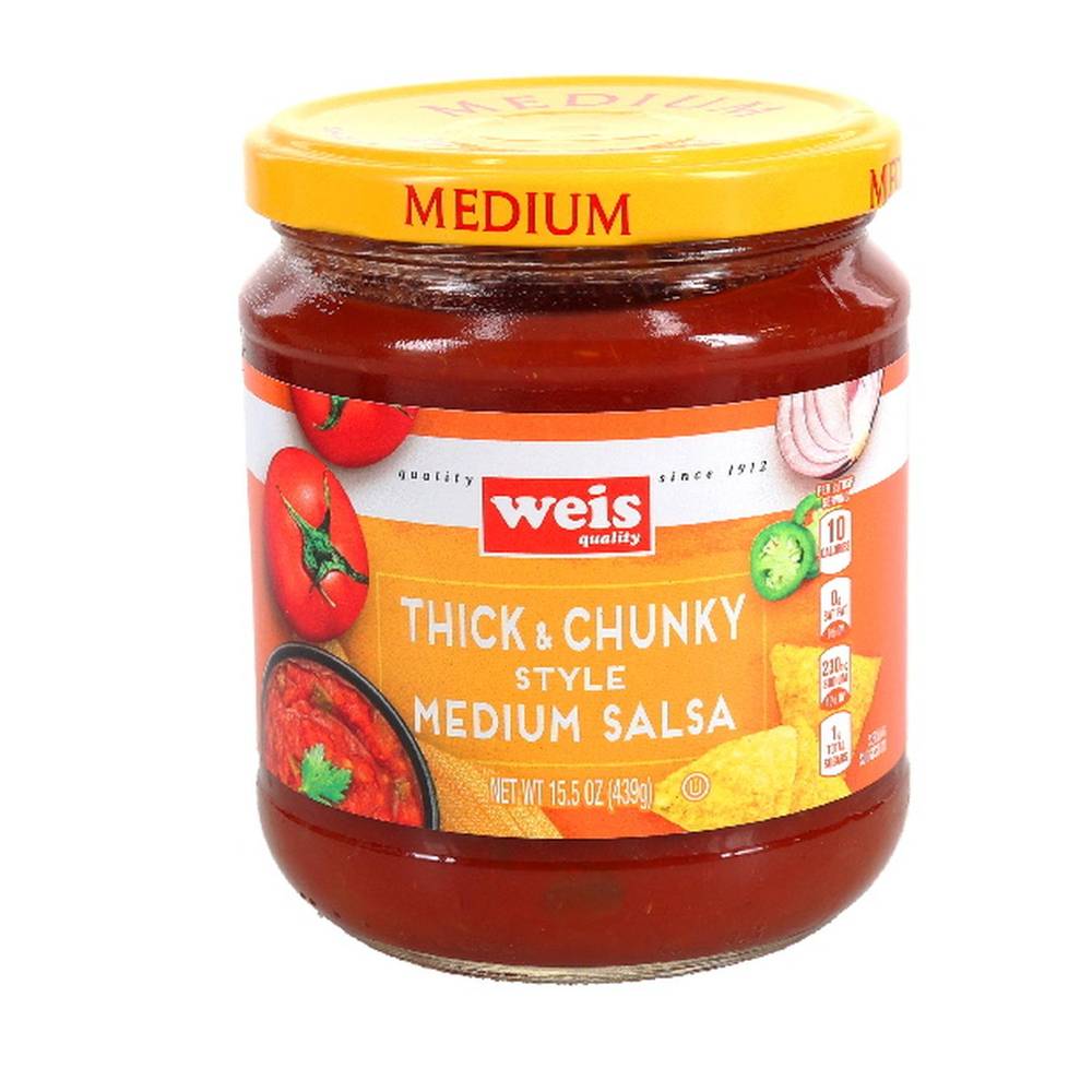 Weis Thick & Chunky Style Medium Salsa (15.5 oz)