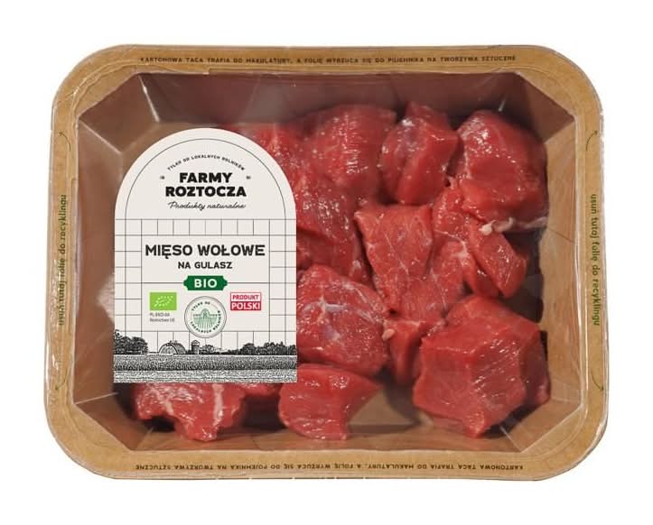Mięso wołowe na gulasz BIO