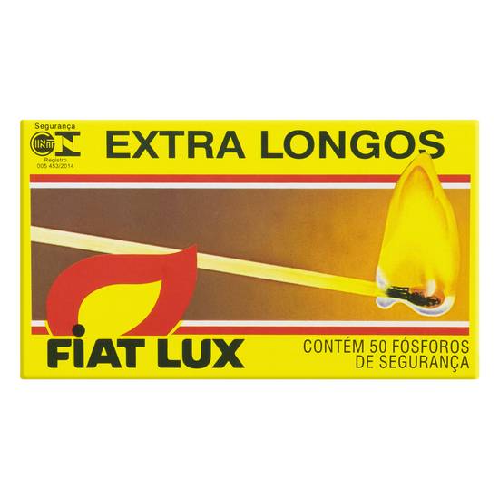 Fiat lux fósforo extra longo (50 unidades)