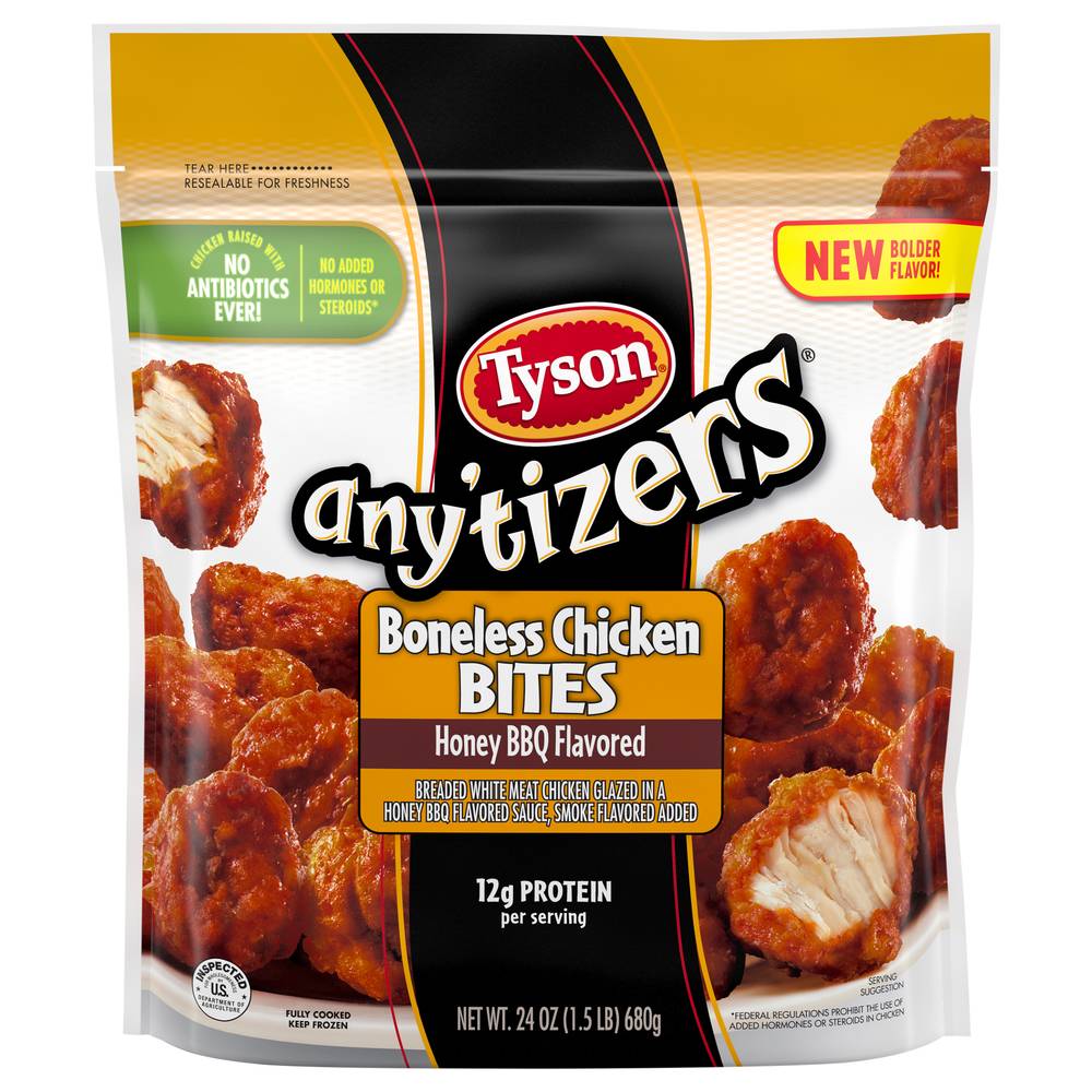 Tyson Any'tizers Boneless Chicken Bites (honey bbq )