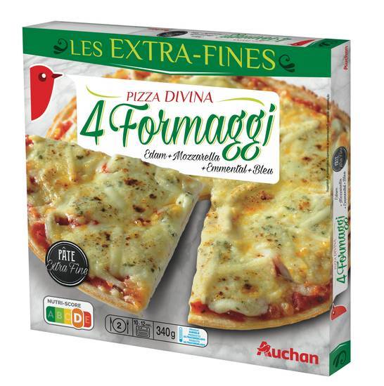 Pizza divina 4 formaggi - auchan - 340g