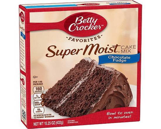 Betty Crocker cake mix Chocolate Fudge