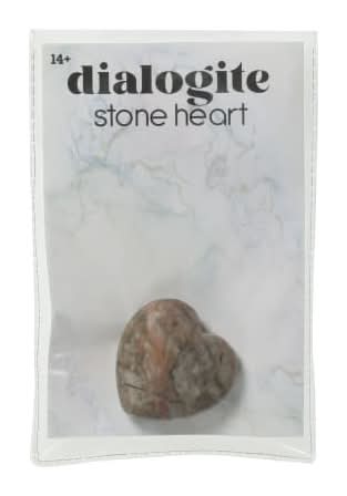 Gemstone Heart Dialogite Stone