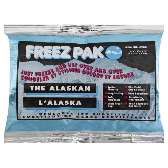 Freez Pak the Alaskan Reusable Ice Substitute