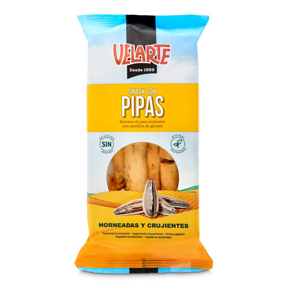 Palitos De Pan Con Pipas Velarte Bolsa 80 G