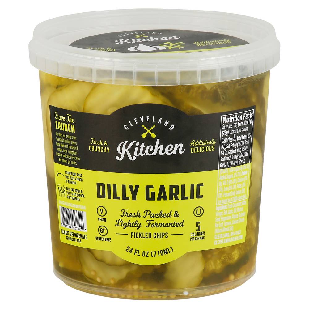 Cleveland Kitchen Dilly Garlic Pickled Chips (24 fl oz)