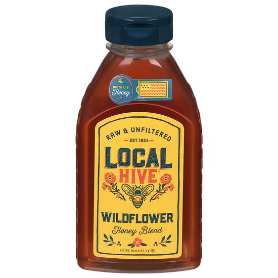 Local Hice Authentic Wildflower Raw & Unfiltered Honey