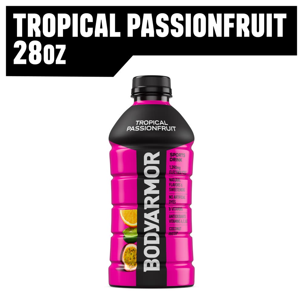 BODYARMOR Sport Drink, Tropical Passionfruit (28 oz)