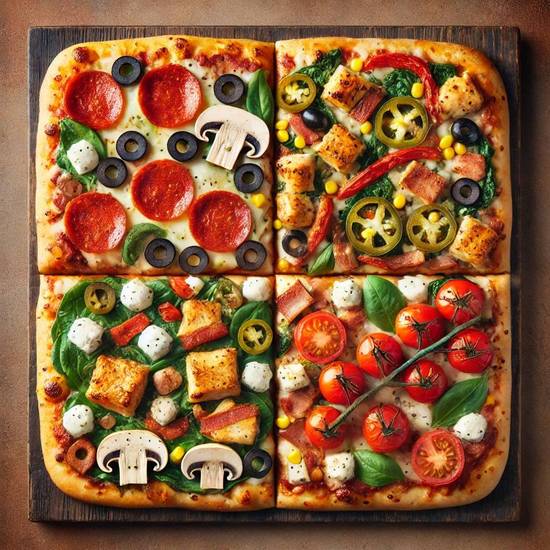 Choose 4 Toppings