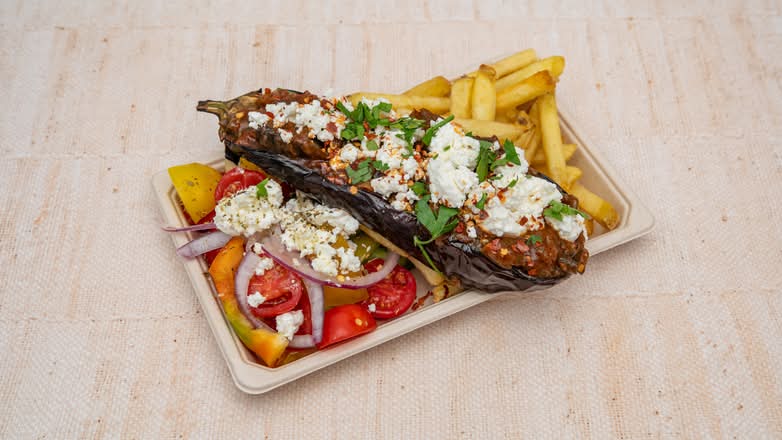 Aubergine Sovlaki Grill Box