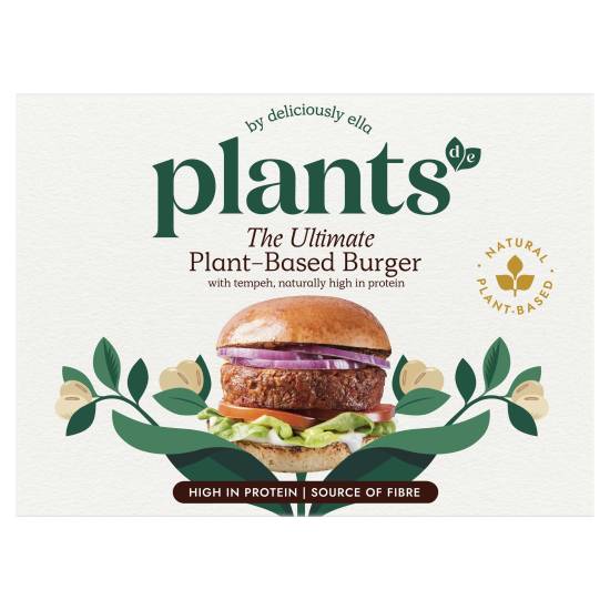 Plants By Deliciously Ella the Ultimate Plant-Based Burger Delivery Near Me  | Order Online | Uber Eats