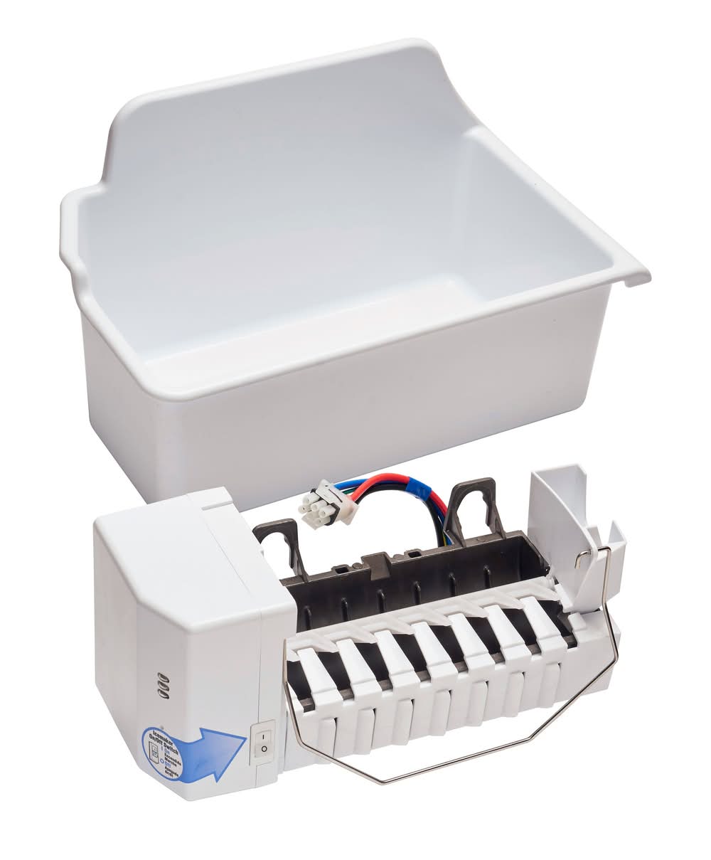 LG 2.2-lb Ice Per day Built-In Cubed Ice Maker (White)