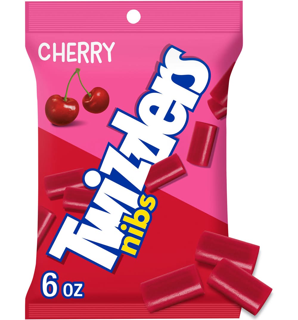 Twizzler's Nibs Candy, Cherry (6 oz)