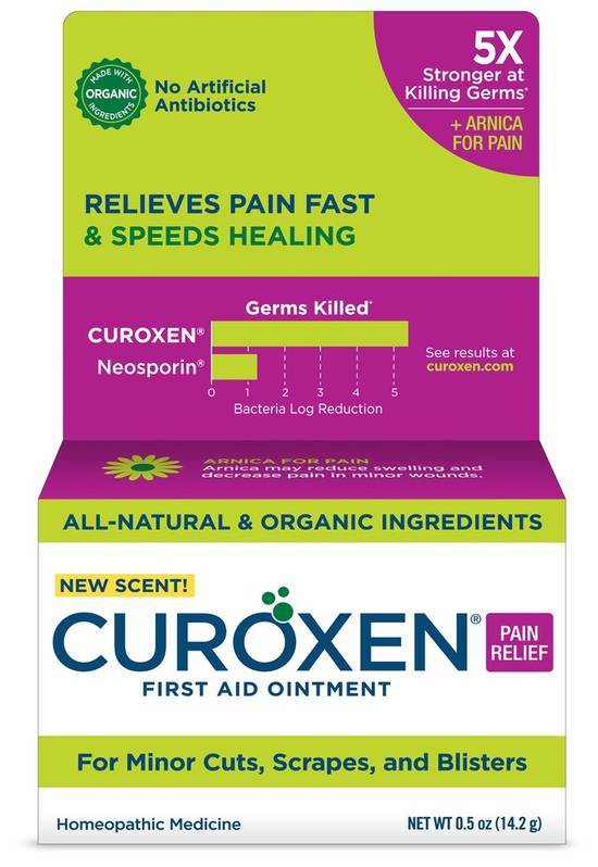 Curoxen First Aid Ointment + Pain (0.5 oz)