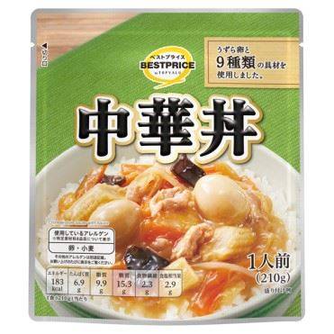 トップバリュ ベストプライス 中華丼 210g