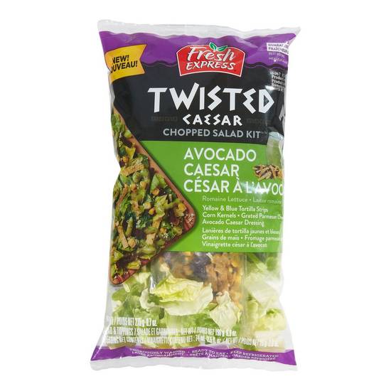 Fresh Express Twisted Avocado Caesar Chopped Salad Kit (275 g)