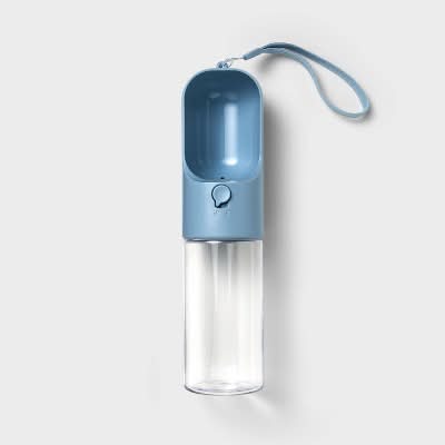 Boots & Barkley 14Oz Dog Water Bottle, Blue