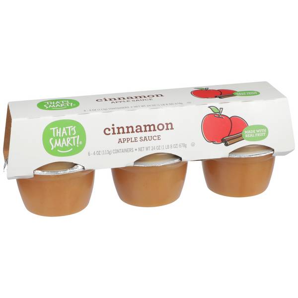 That's Smart! Cinnamon Apple Sauce 6-4 oz Containers