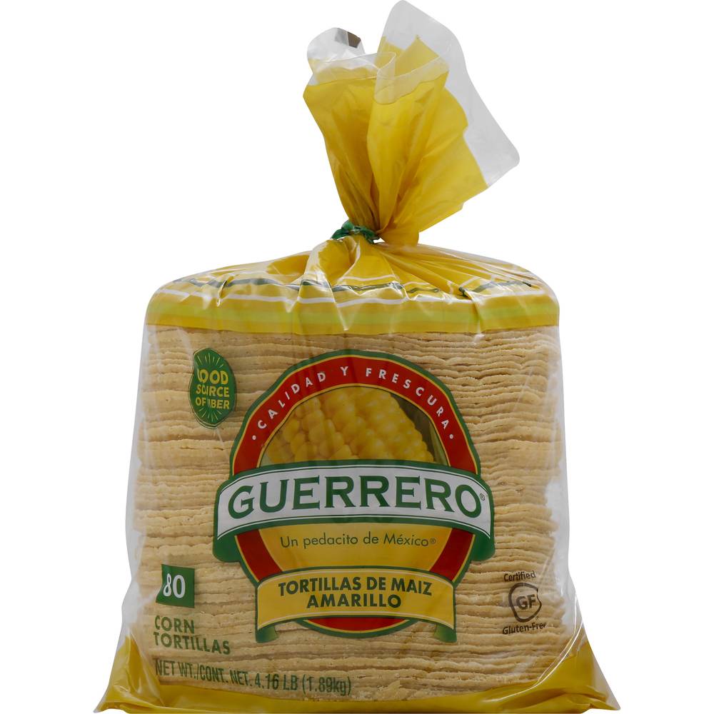 Guerrero De Maiz Amarillo Corn Tortillas (4.16 lbs)