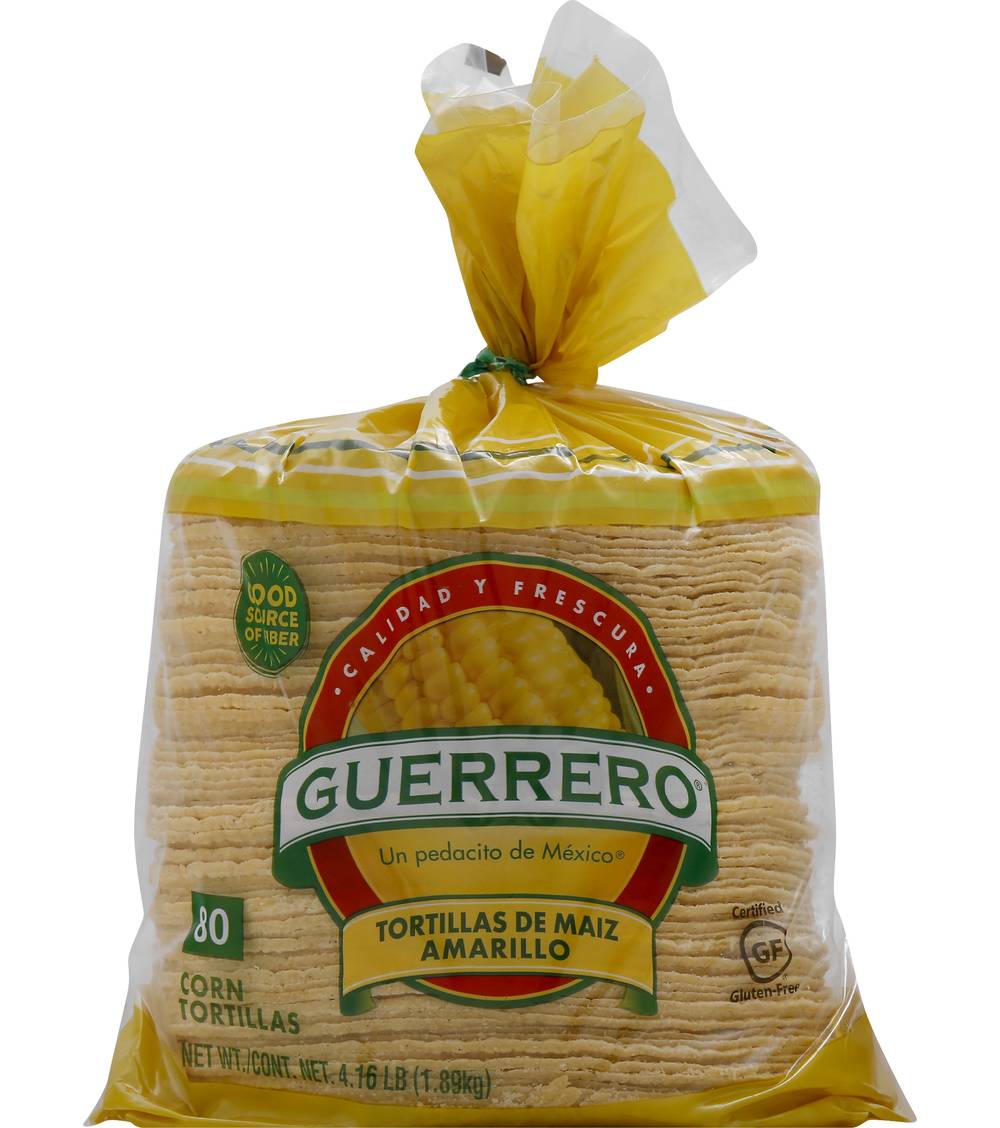 Guerrero De Maiz Amarillo Corn Tortillas (4.16 lbs)