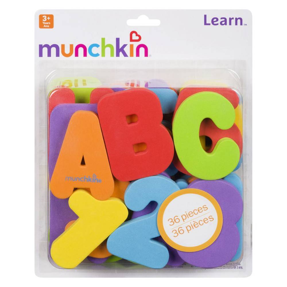 Munchkin Letters & Numbers Bath Toys