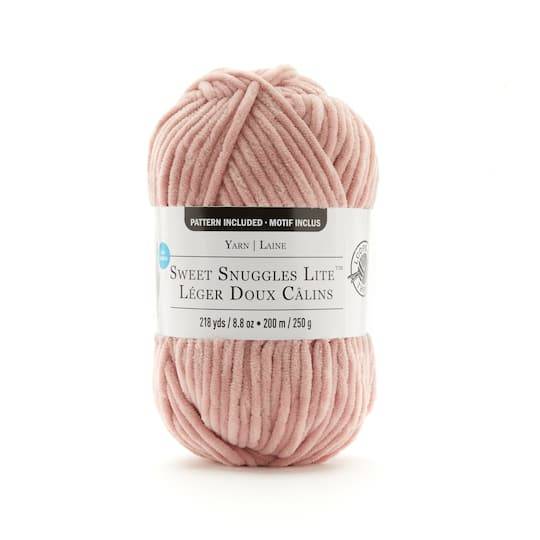 Loops & Threads Sweet Snuggles Lite Yarn, 218 yds, Blush (8.8 oz)