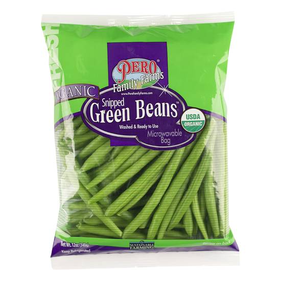 Pero Family Farms Snipped Organic Green Beans