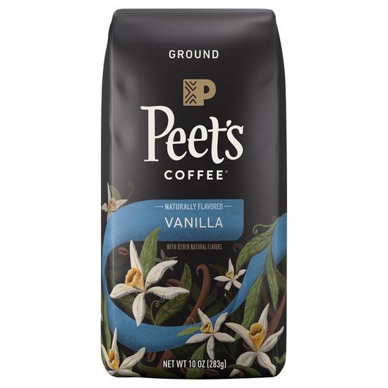 Peet's Coffee Ground Coffee (10 oz) (vanilla)