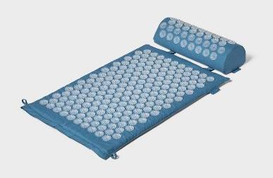 All In Motion Acupressure Mat and Pillow Set, Blue