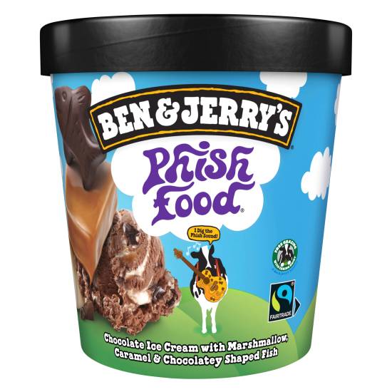 Ben & Jerry's Phish Food Ice Cream (chocolate)