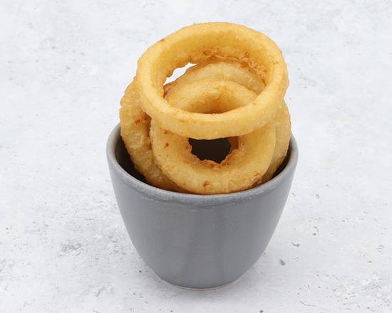 BEER-BATTERED ONION RINGS* (V)